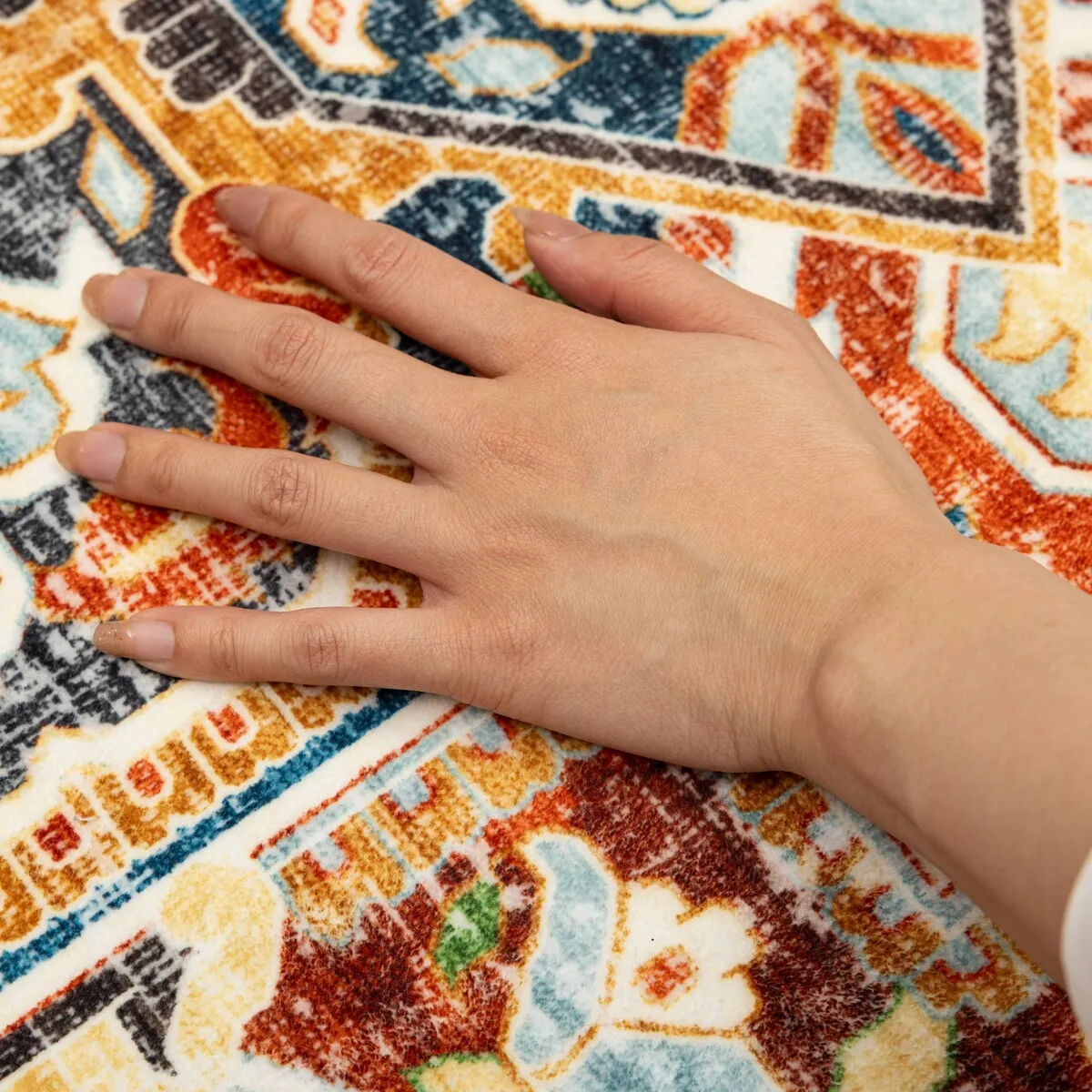 10' x 14'Pearl velvet carpet For Livingroom(Area Rugs) - 10' x 14'