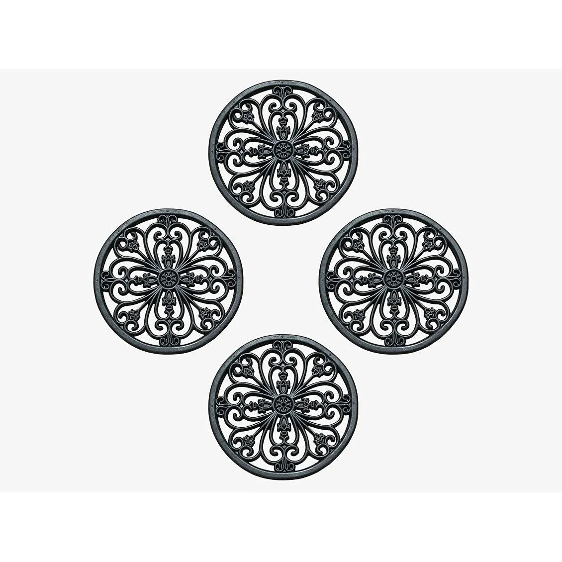A1HC Rubber Step Mat Multi Functional -Garden Stepping Stone Mat. Outdoor Decorative Tray