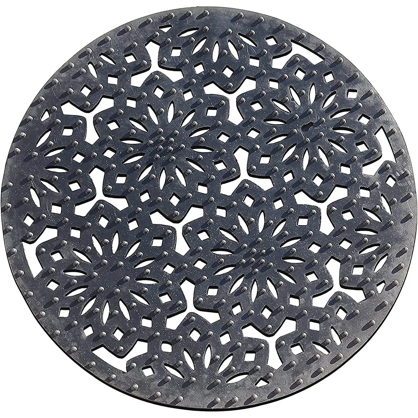 A1HC Rubber Step Mat Multi Functional -Garden Stepping Stone Mat. Outdoor Decorative Tray
