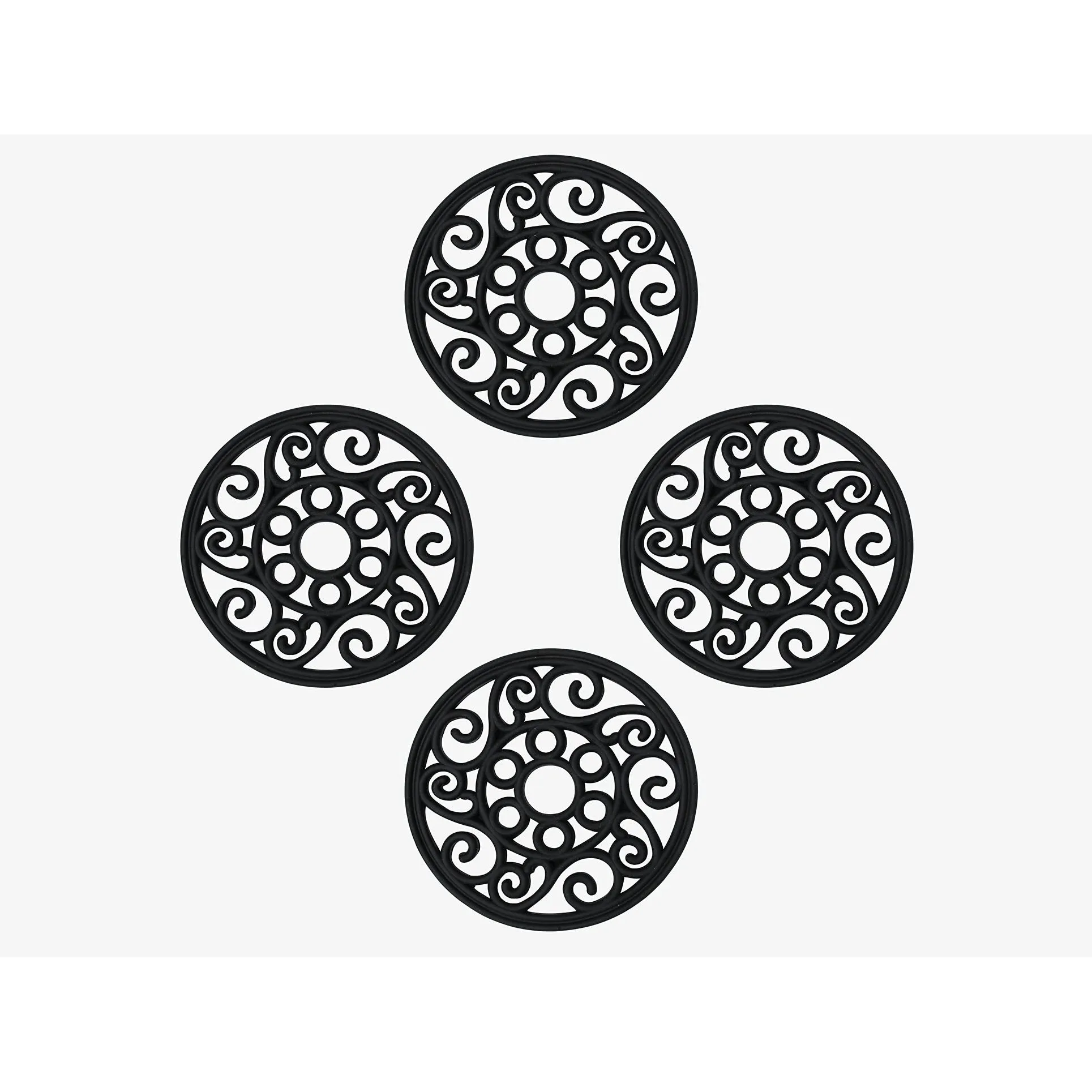 A1HC Rubber Step Mat Multi Functional -Garden Stepping Stone Mat. Outdoor Decorative Tray