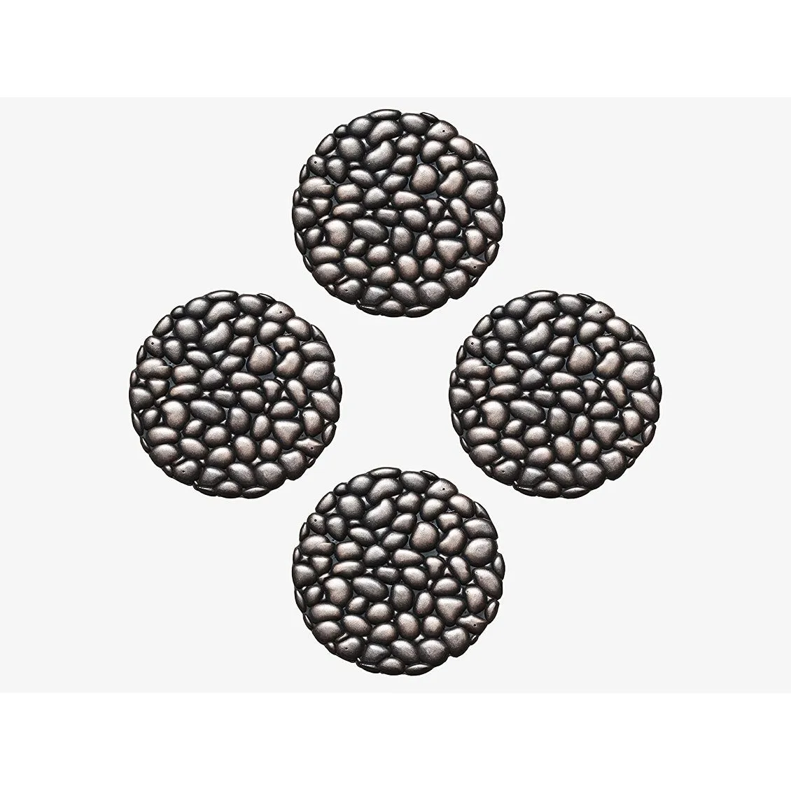 A1HC Rubber Step Mat Multi Functional -Garden Stepping Stone Mat. Outdoor Decorative Tray