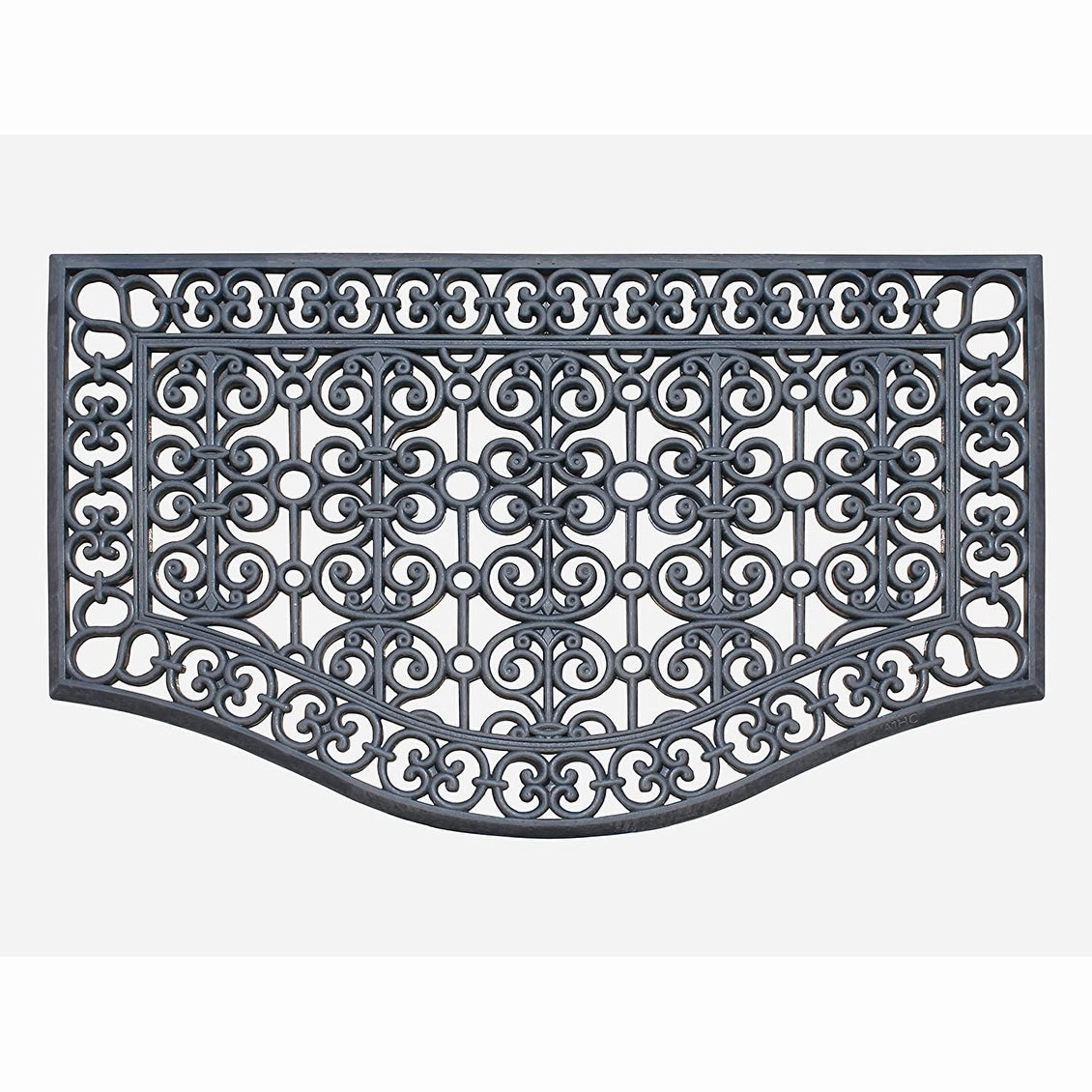 A1HC Large Outdoor Floor Door Mat. Natural Rubber Grill Drainable Design & Anti Fatigue 24x39 for Indoor Outdoor Use