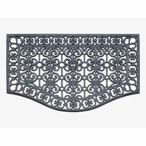A1HC Large Outdoor Floor Door Mat. Natural Rubber Grill Drainable Design & Anti Fatigue 24x39 for Indoor Outdoor Use