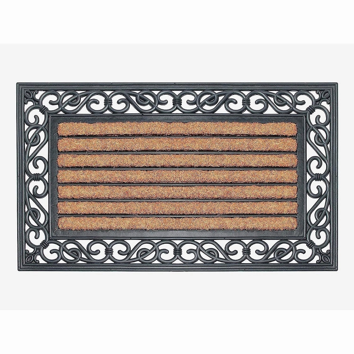 A1HC Rubber and Coir Large Heavy-Duty Outdoor Doormat