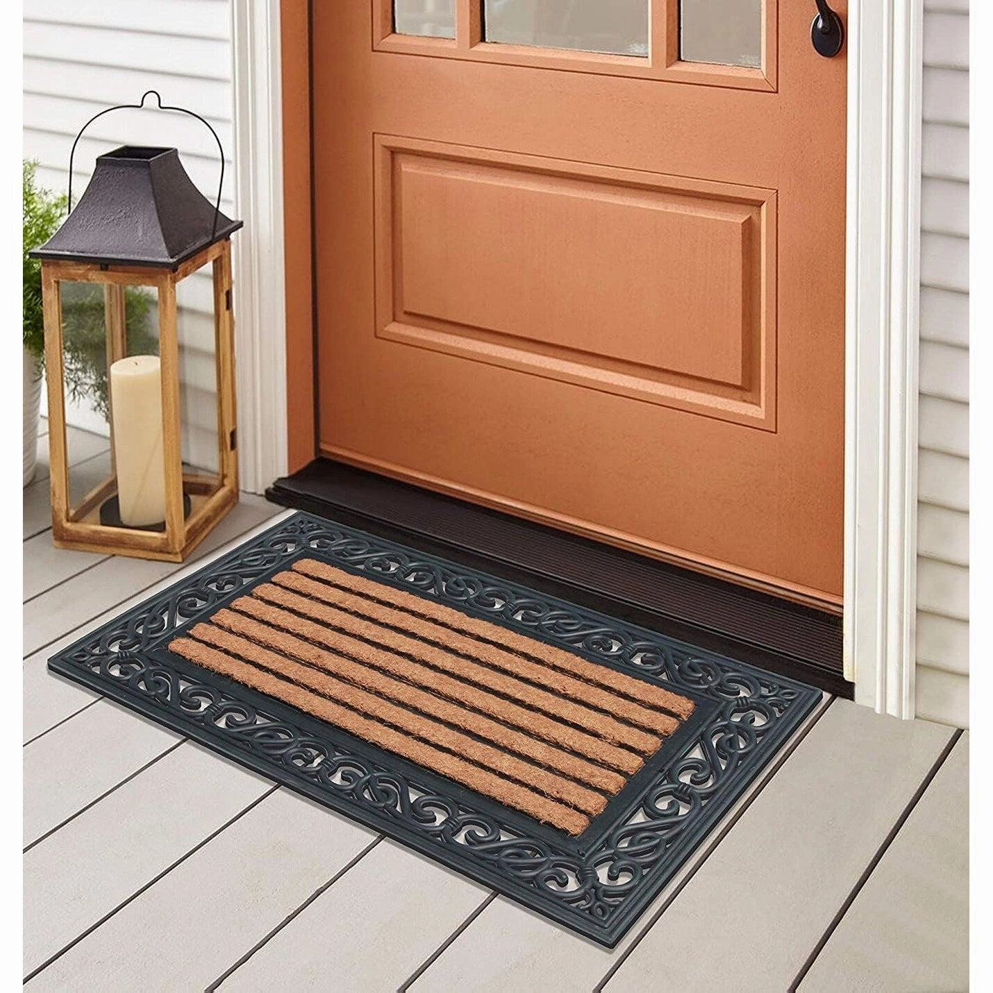 A1HC Rubber and Coir Large Heavy-Duty Outdoor Doormat