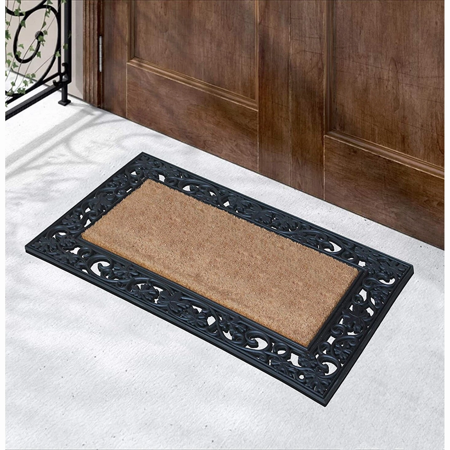 A1HC Rubber and Coir Large Heavy-Duty Outdoor Doormat
