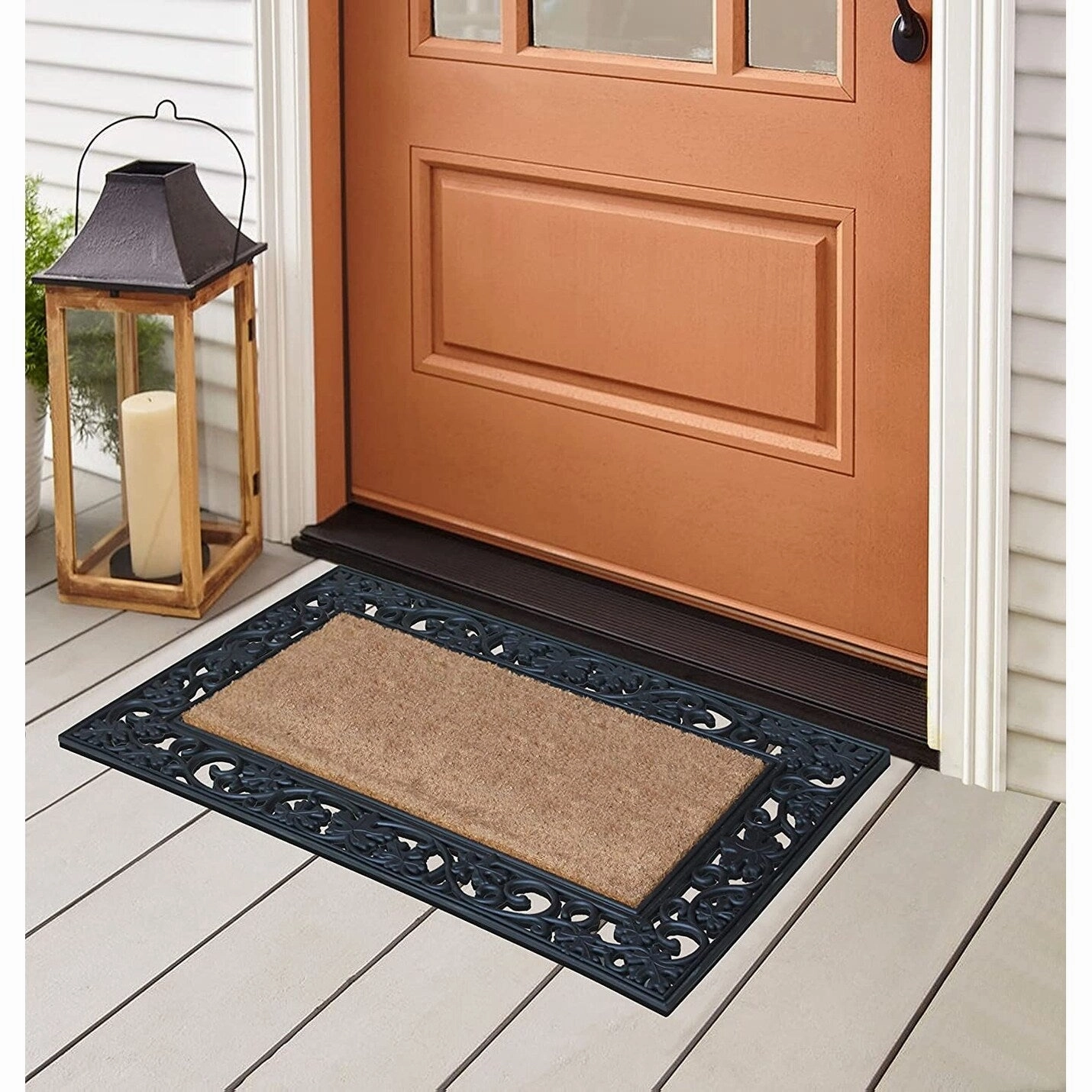 A1HC Rubber and Coir Large Heavy-Duty Outdoor Doormat