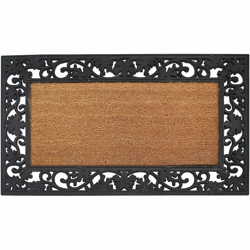 A1HC Rubber and Coir Large Heavy-Duty Outdoor Doormat