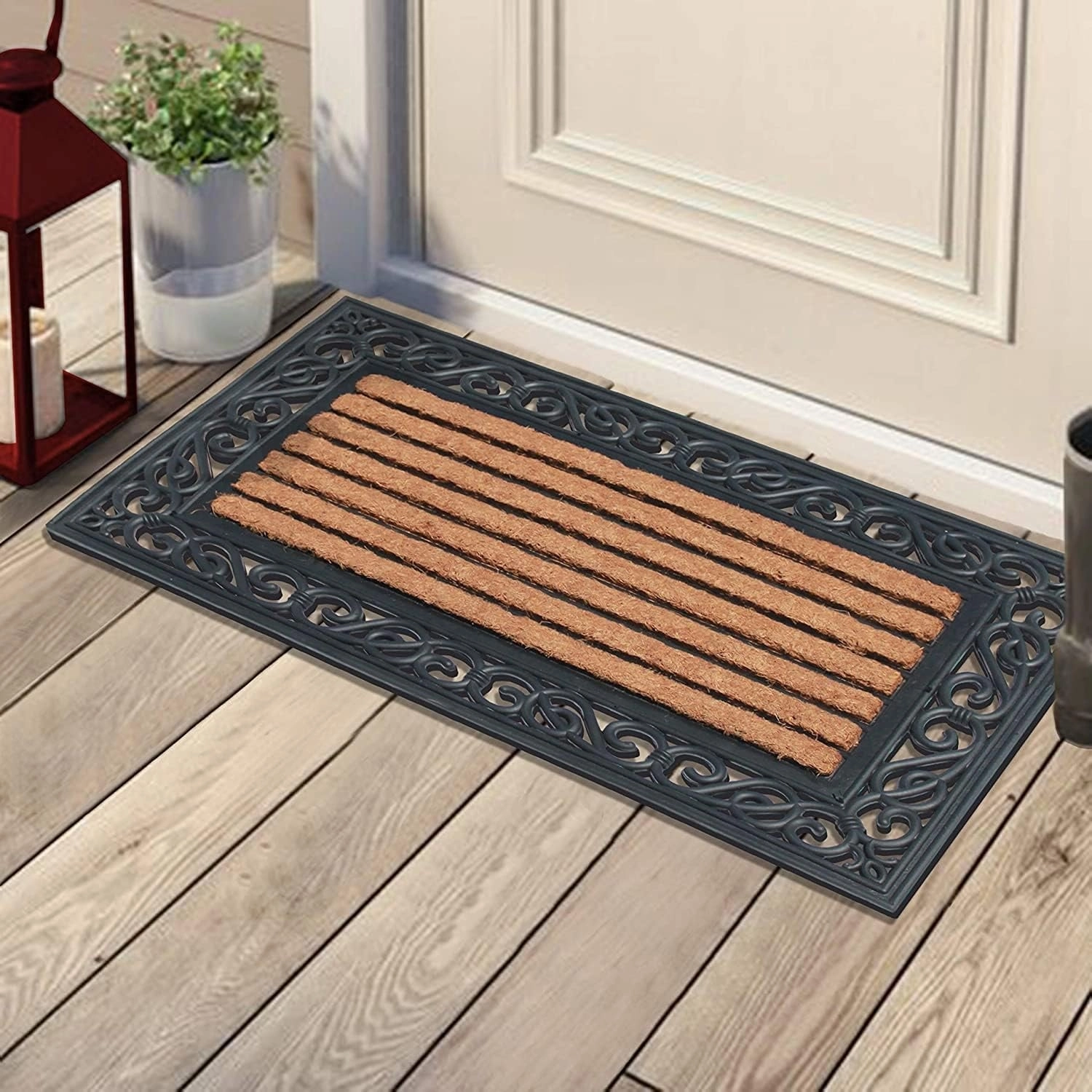 A1HC Rubber and Coir Large Heavy-Duty Outdoor Doormat