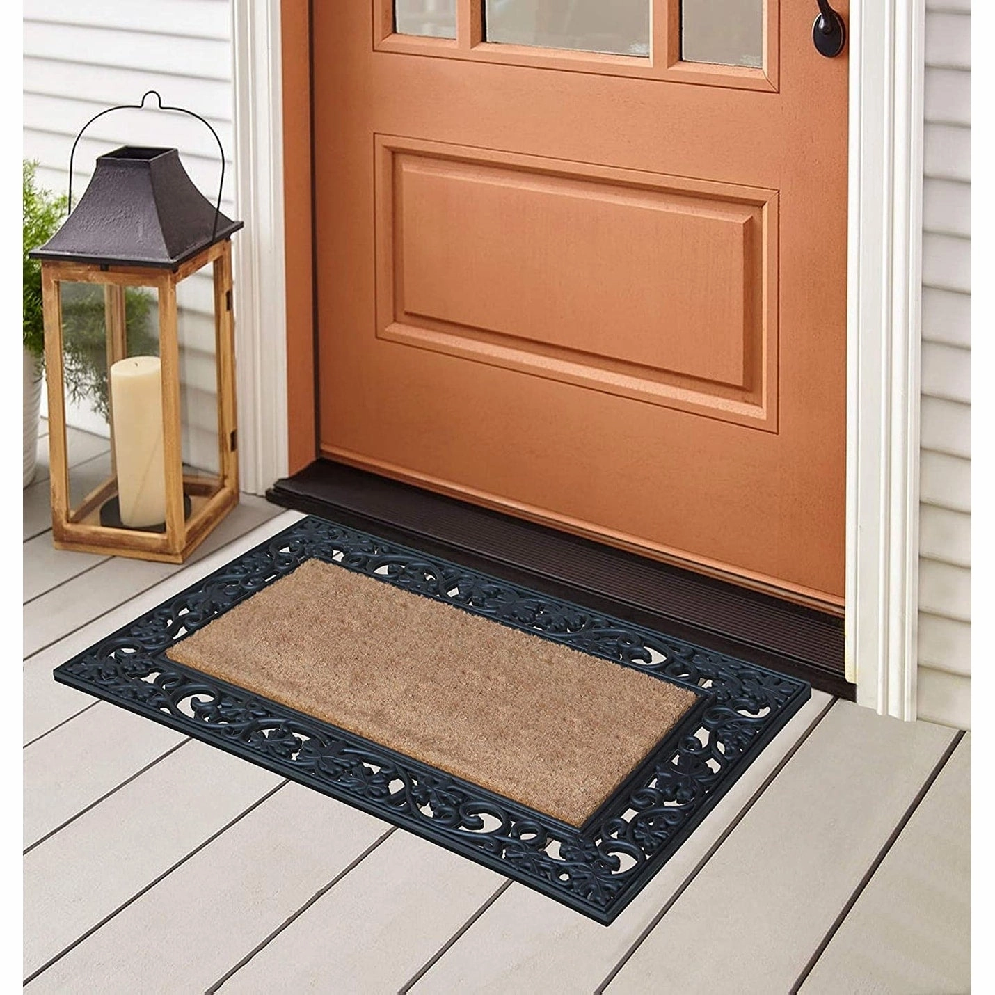 A1HC Rubber and Coir Large Heavy-Duty Outdoor Doormat