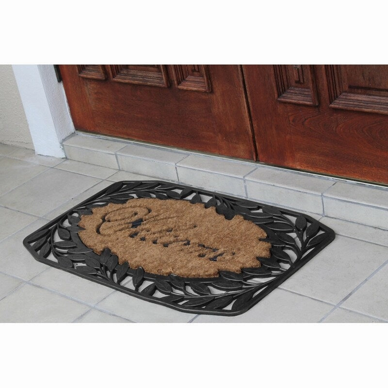 A1HC Rubber and Coir Large Heavy-Duty Outdoor Doormat