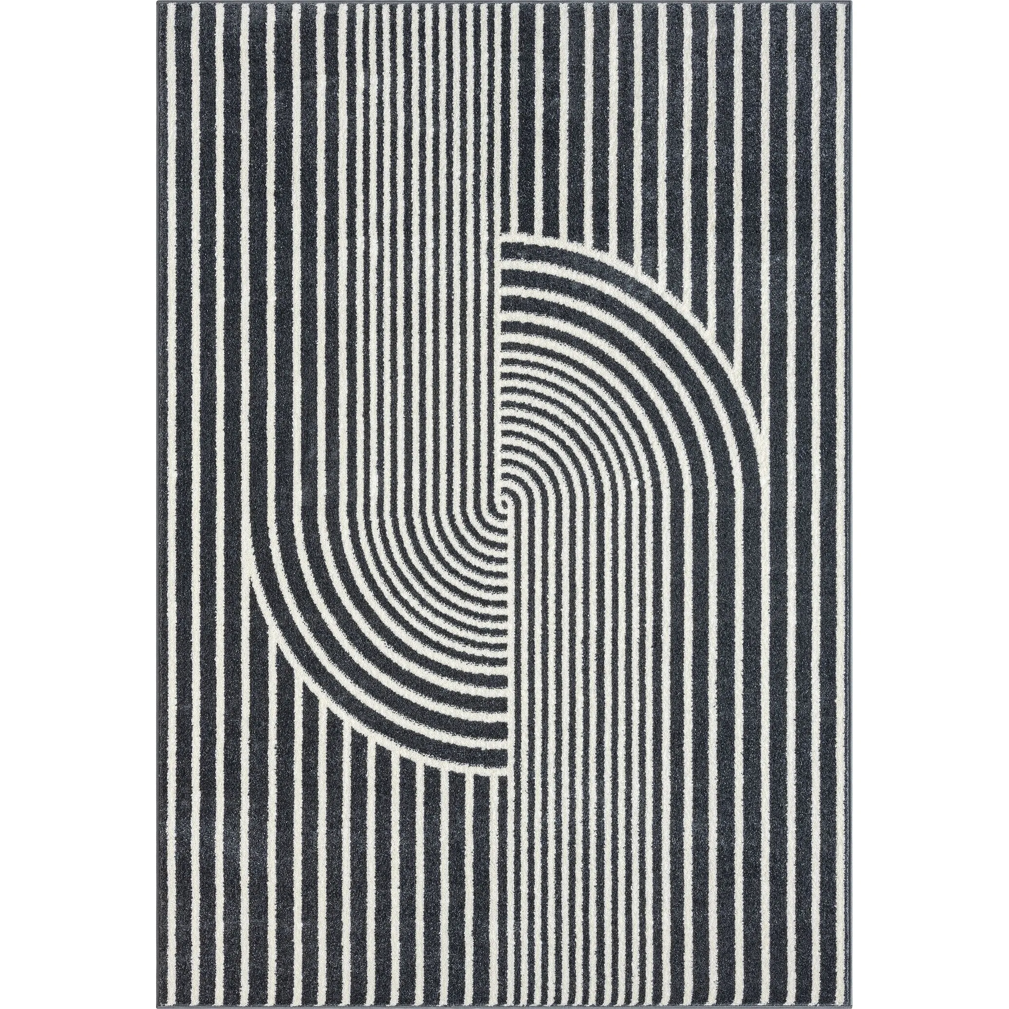 Abani Rugs Nuevo Beige Arch Pattern Knot Area Rug