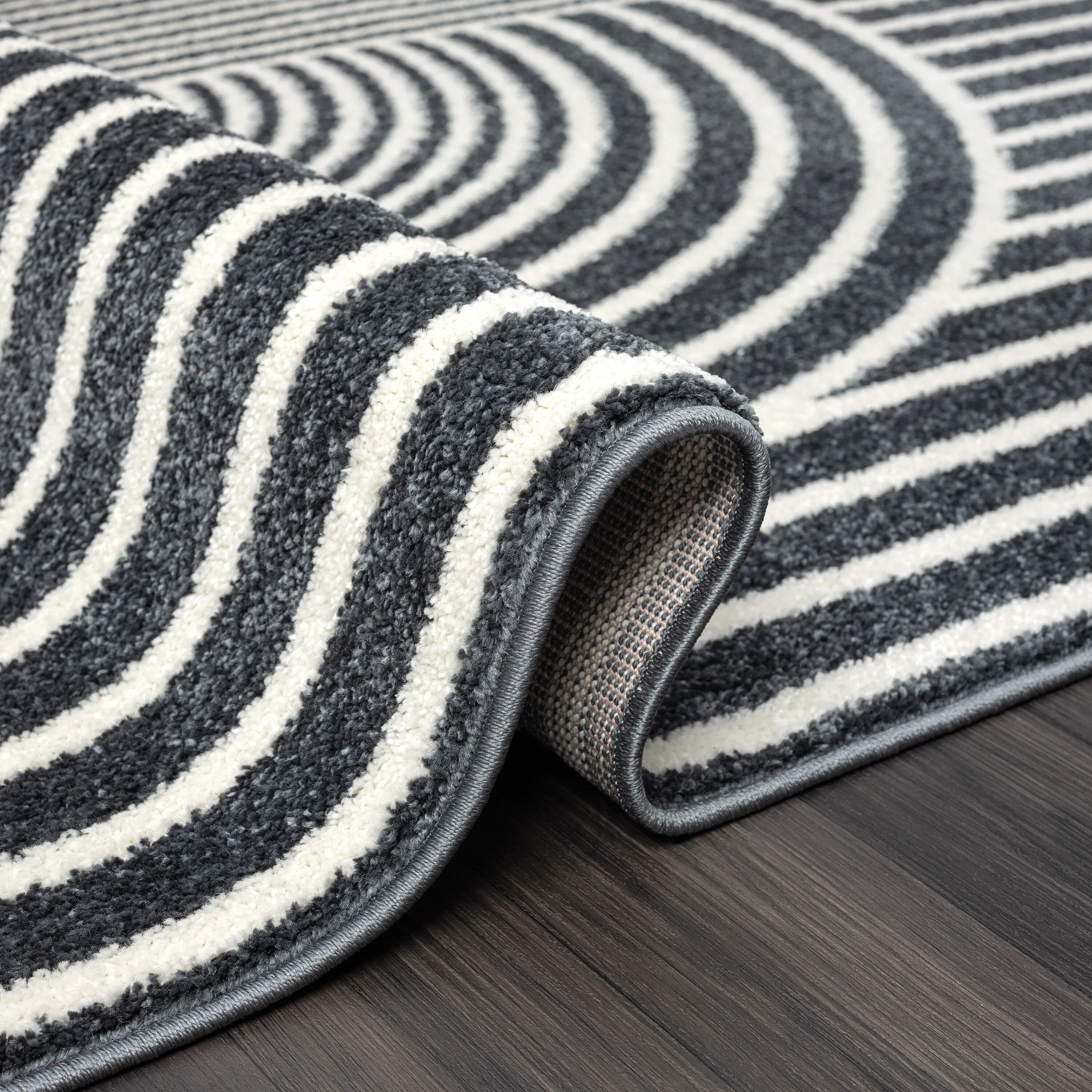 Abani Rugs Nuevo Beige Arch Pattern Knot Area Rug