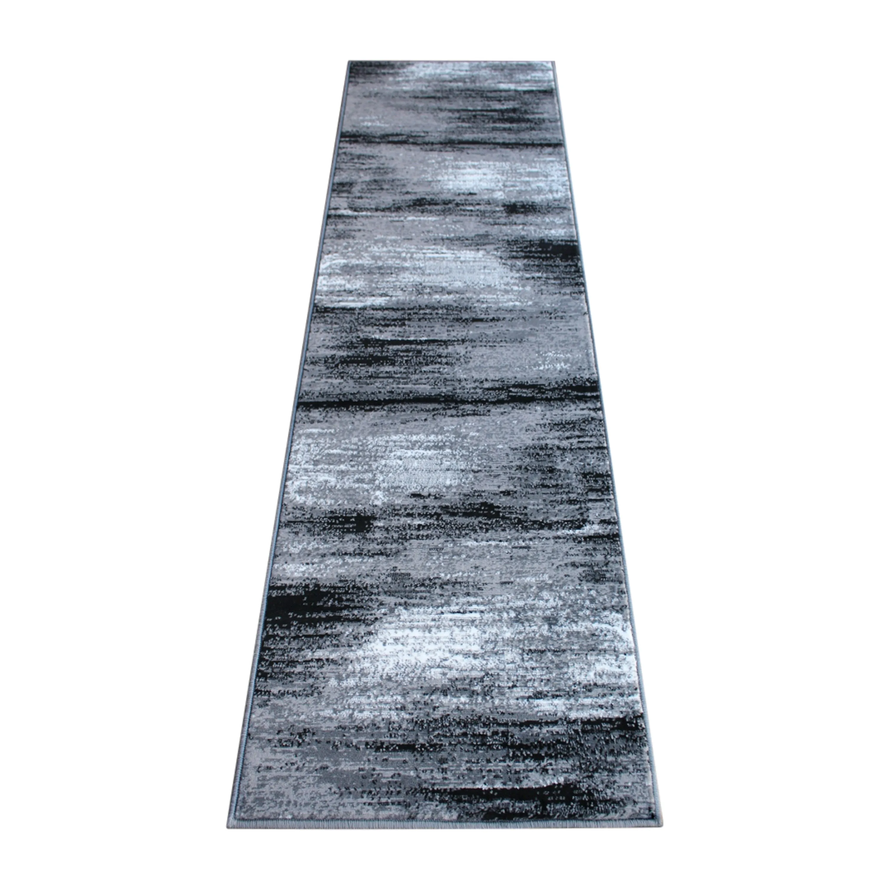 Abstract Style Accent Area Rug - Scraped Pattern