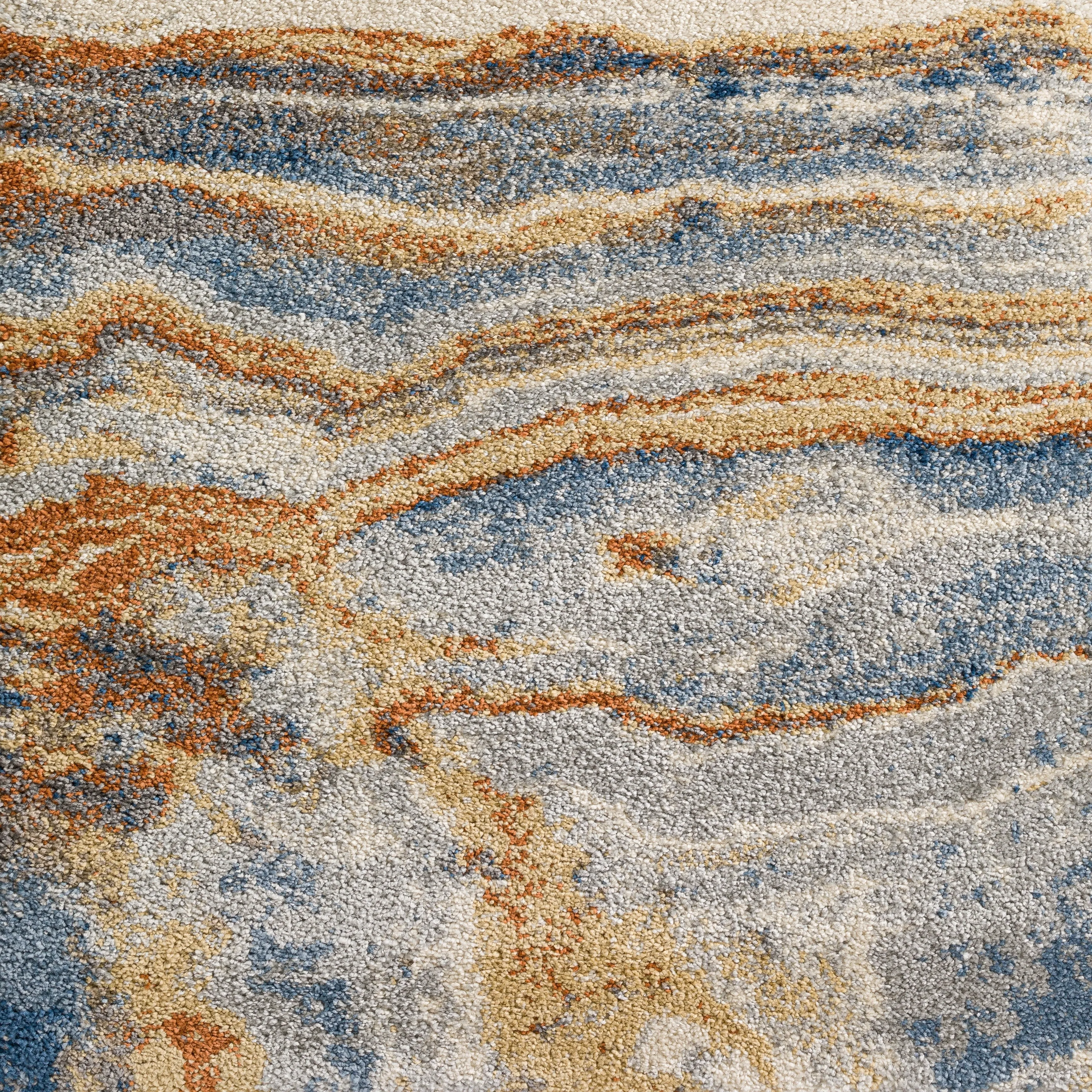 Addison Barkley Modern Blue Geo Rug