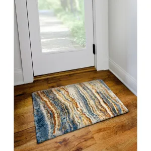 Addison Barkley Modern Blue Geo Rug