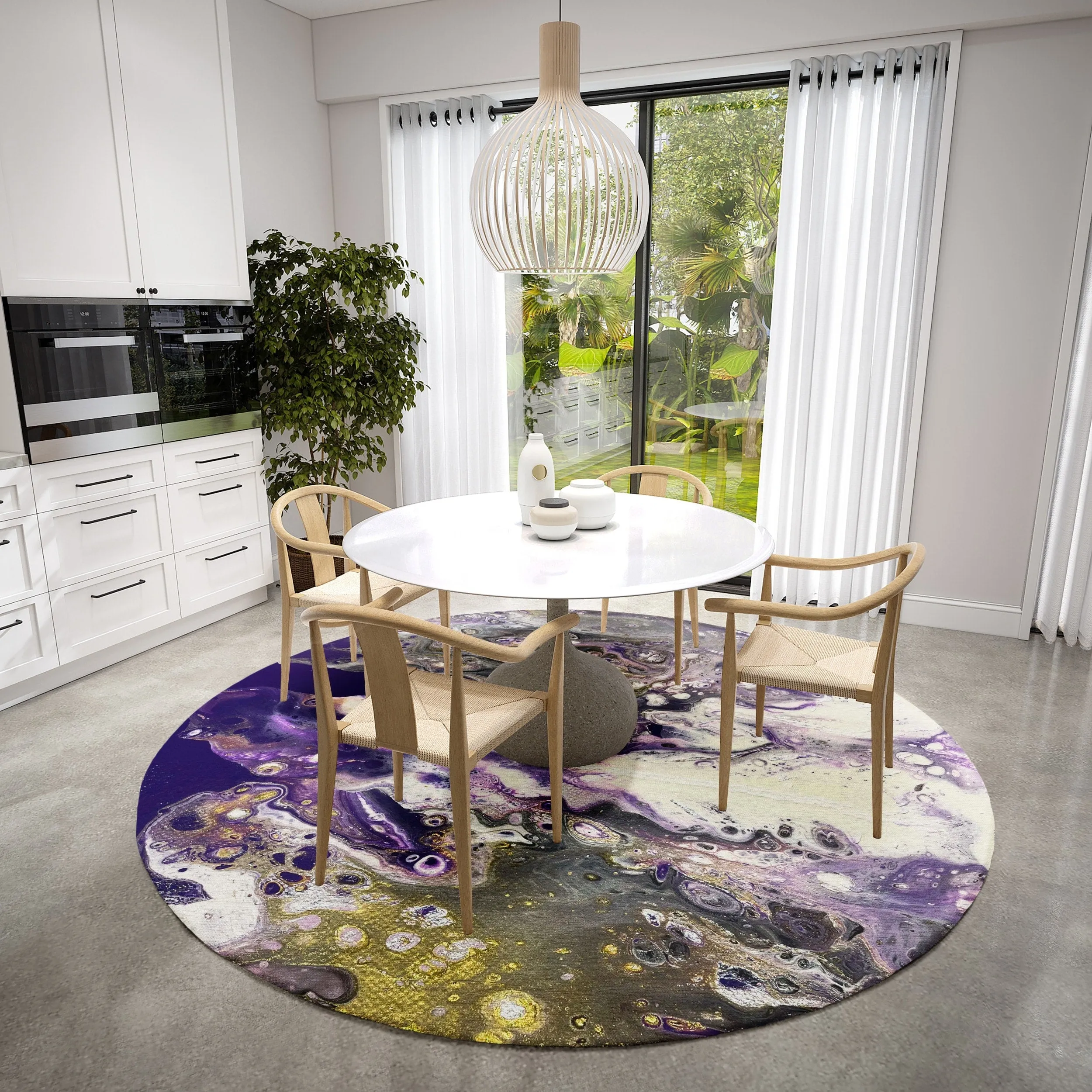 Addison Indoor/ Outdoor Karina Abstract Washable Area Rug
