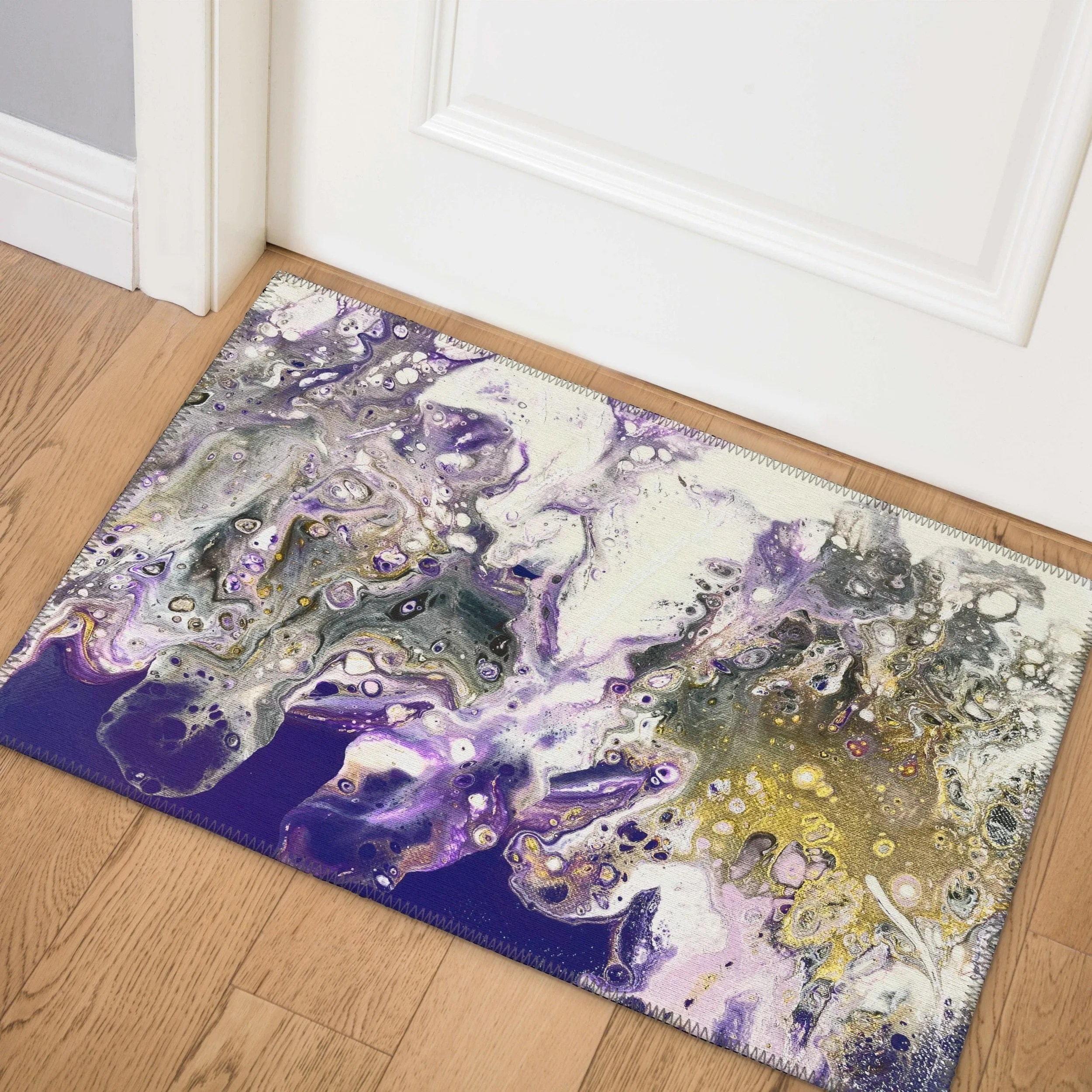 Addison Indoor/ Outdoor Karina Abstract Washable Area Rug