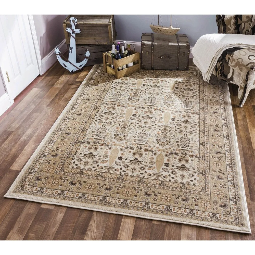 Admire Home Living Gallina Traditional Oriental Pattern Area Rug