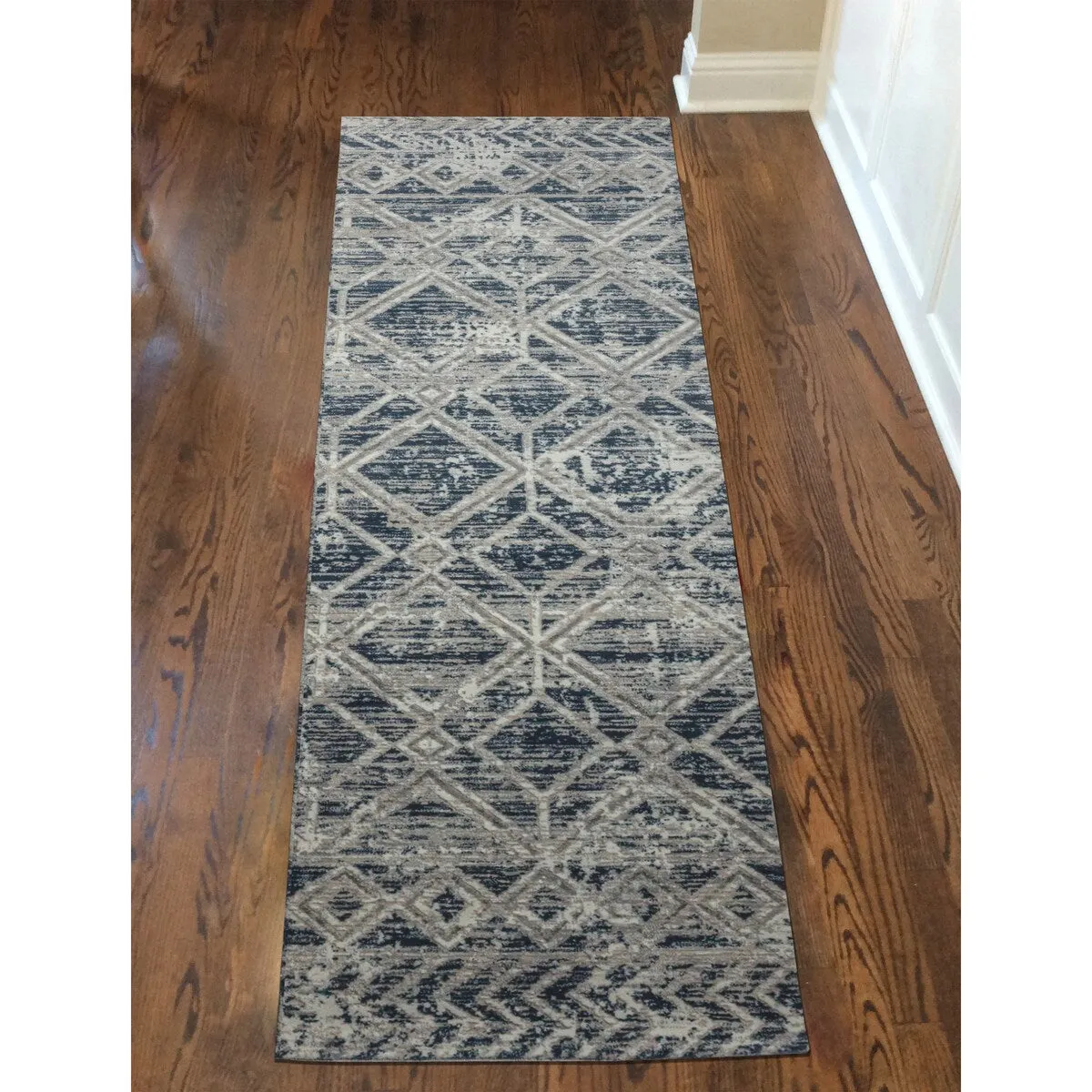 Admire Home Living Lucio 1243 Transitional Geometric Area Rug