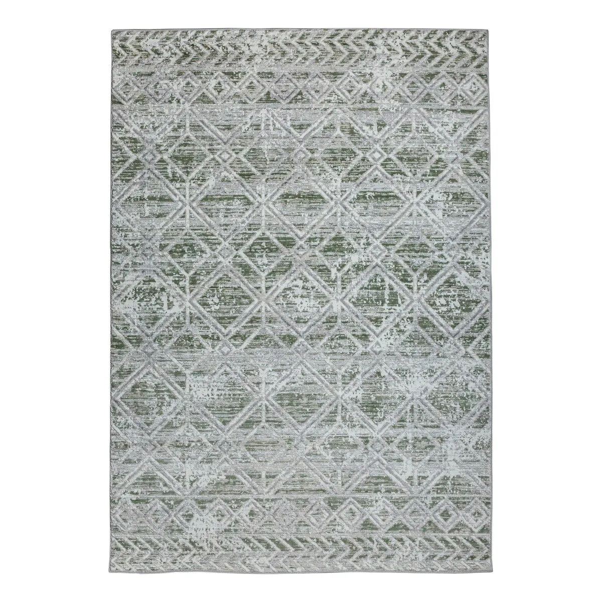 Admire Home Living Lucio 1243 Transitional Geometric Area Rug