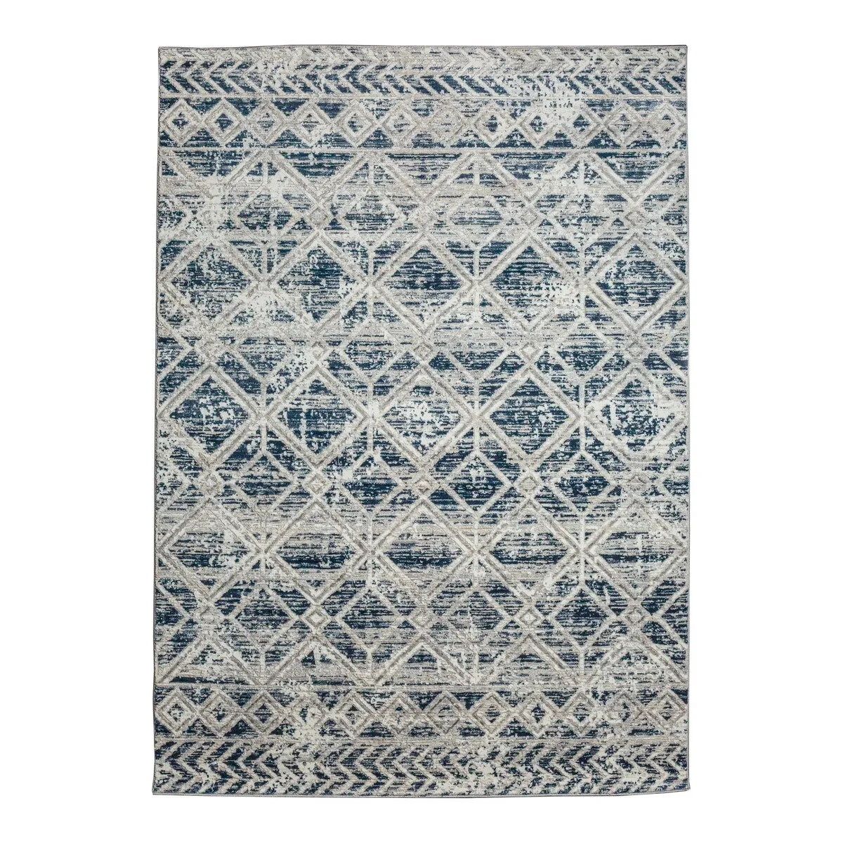 Admire Home Living Lucio 1243 Transitional Geometric Area Rug