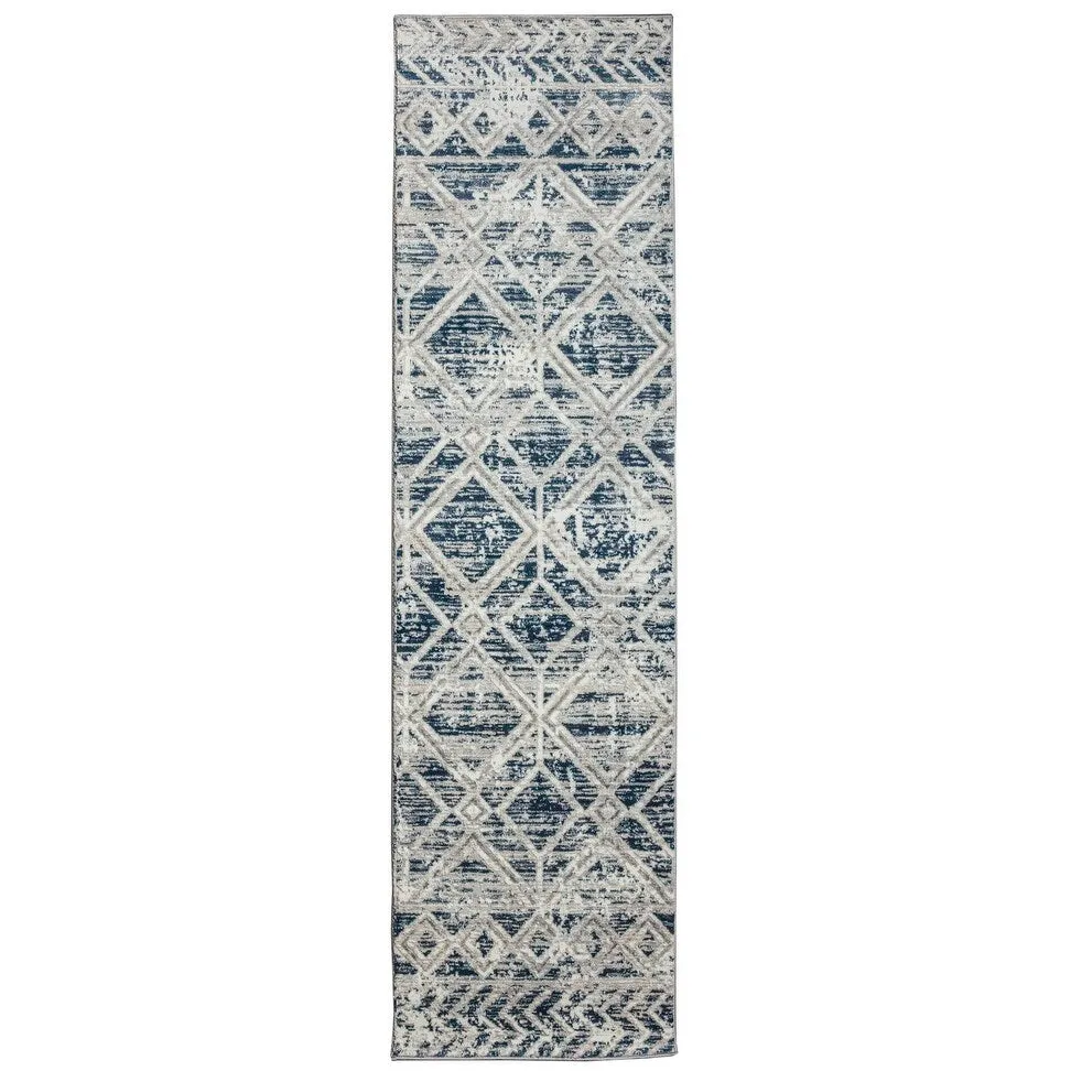 Admire Home Living Lucio 1243 Transitional Geometric Area Rug