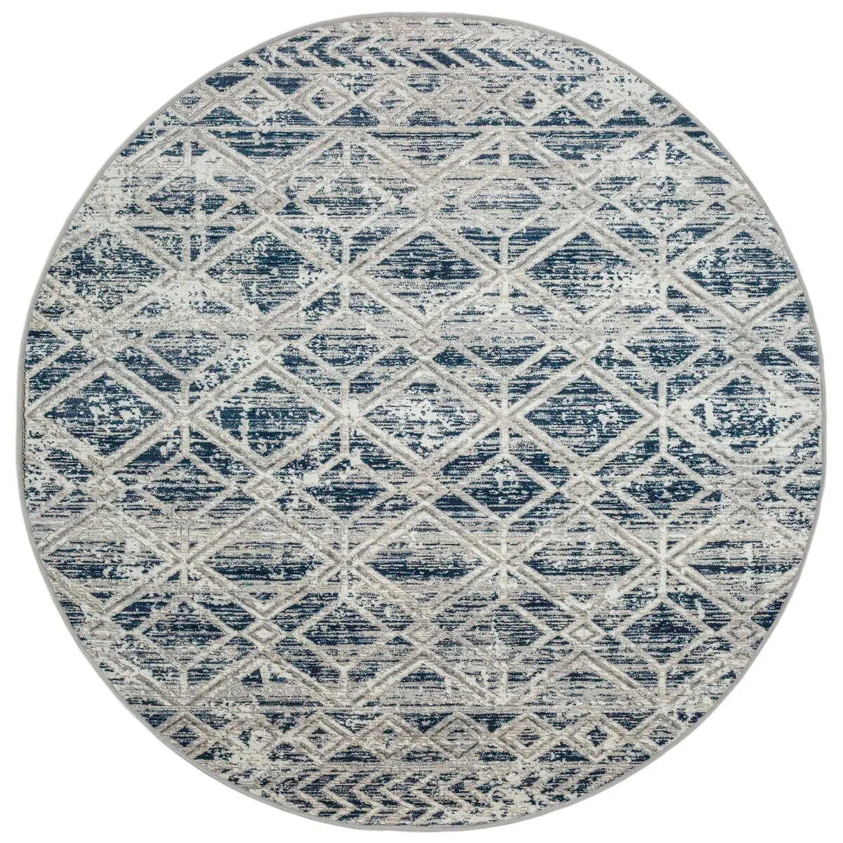 Admire Home Living Lucio 1243 Transitional Geometric Area Rug