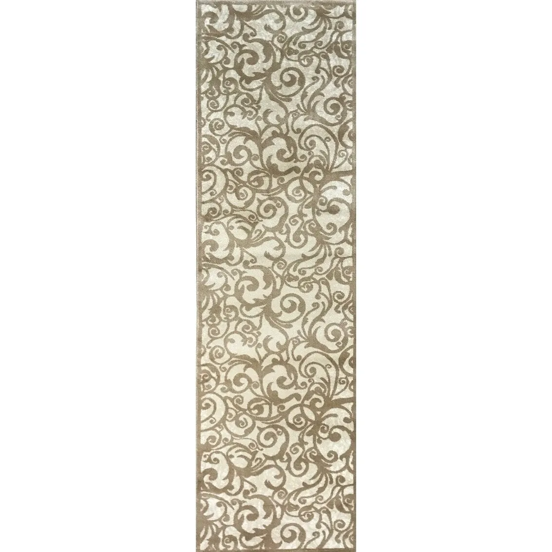 Admire Home Living Plaza Contemporary Scroll Pattern Area Rug