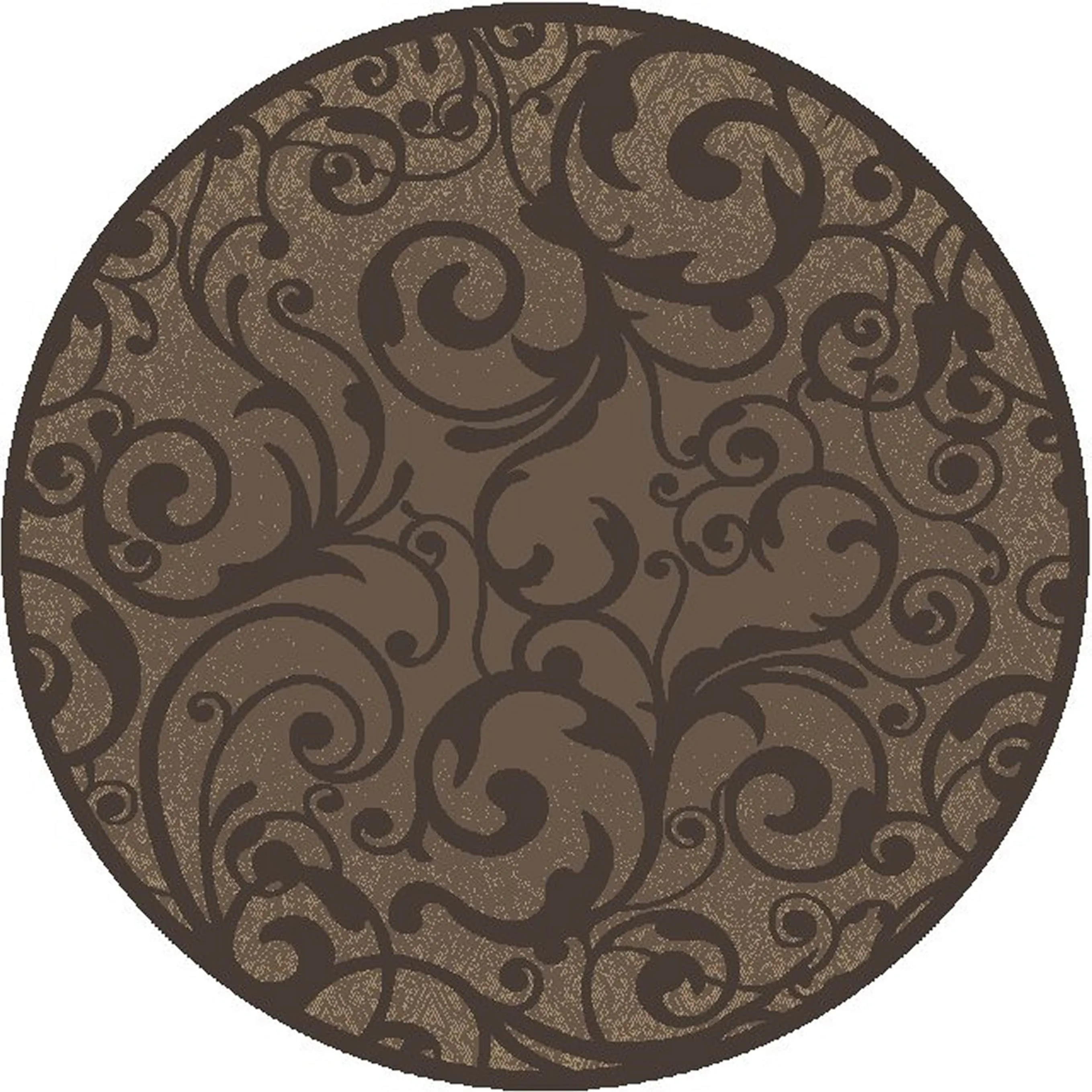 Admire Home Living Plaza Contemporary Scroll Pattern Area Rug
