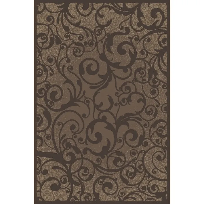 Admire Home Living Plaza Contemporary Scroll Pattern Area Rug
