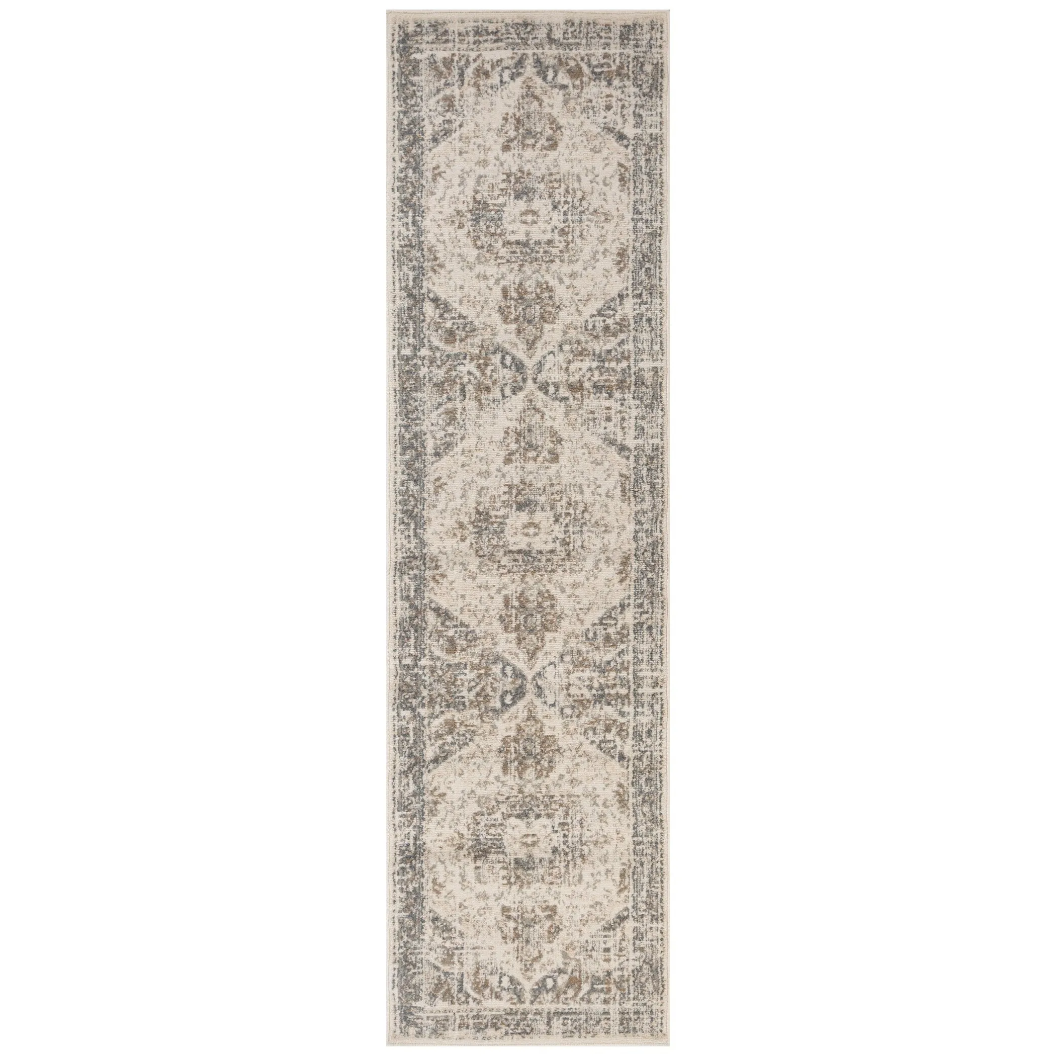 Alana Hashlei Light Beige Medallion Area Rug