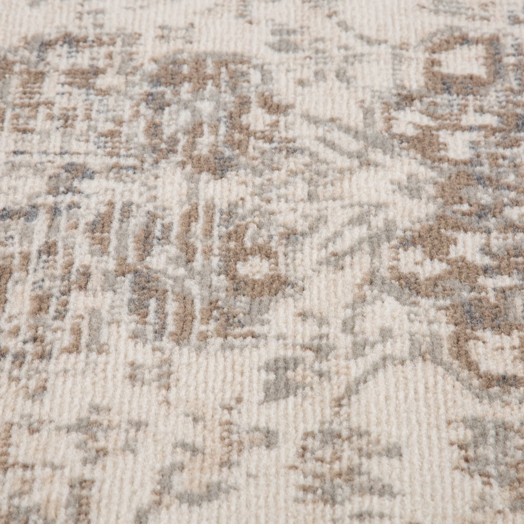 Alana Hashlei Light Beige Medallion Area Rug