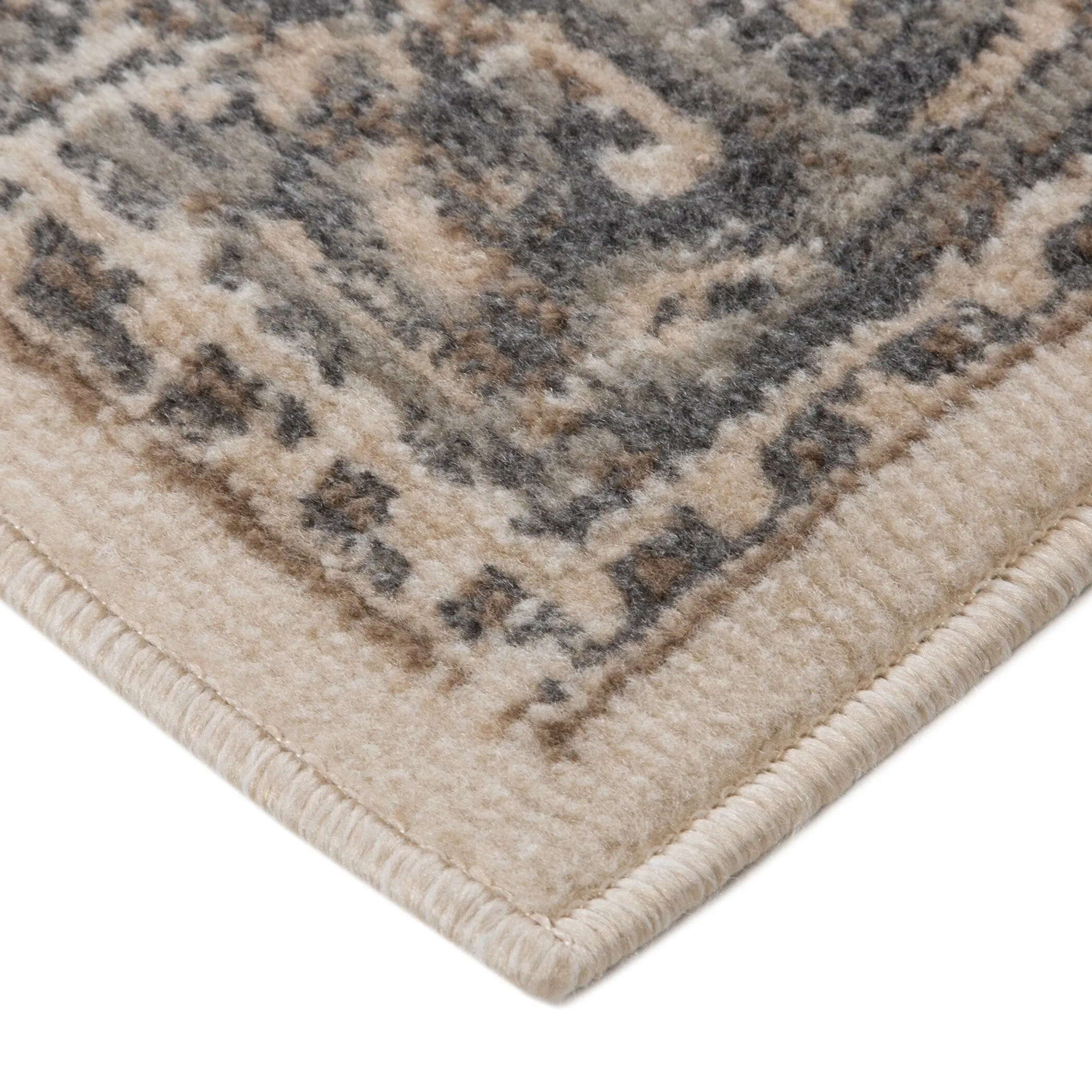 Alana Hashlei Light Beige Medallion Area Rug
