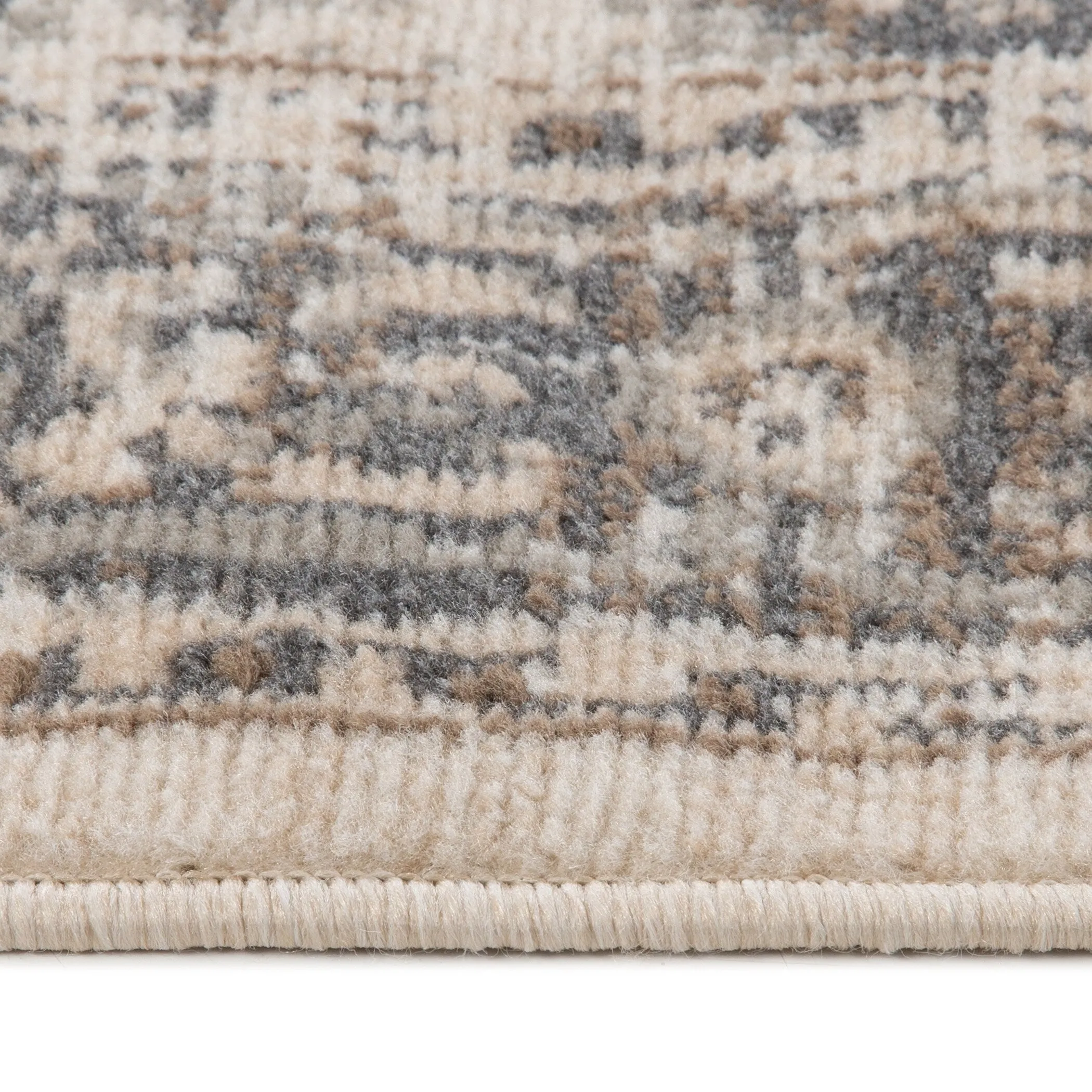 Alana Hashlei Light Beige Medallion Area Rug