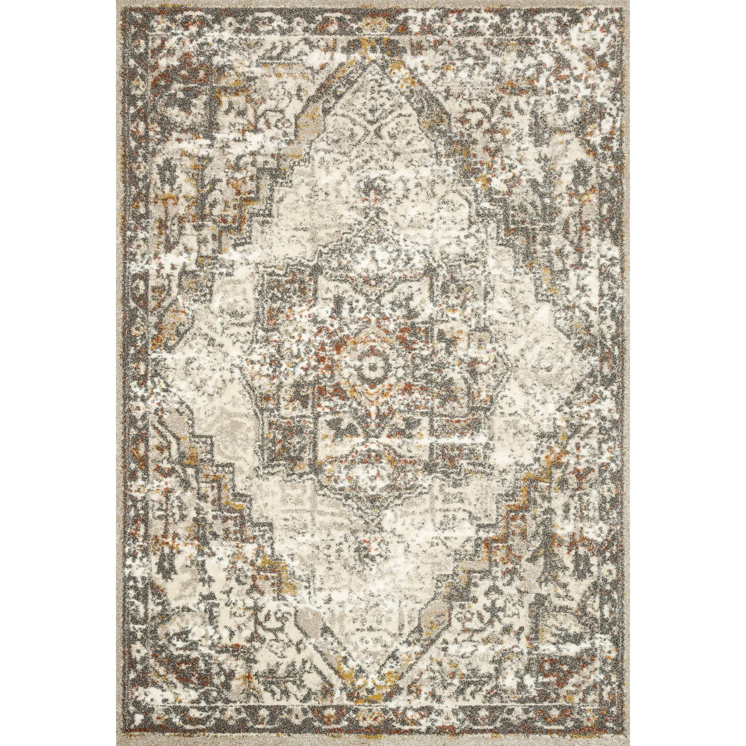 Alexander Home Abstract Diamond Medallion Area Rug
