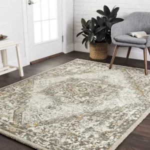 Alexander Home Abstract Diamond Medallion Area Rug