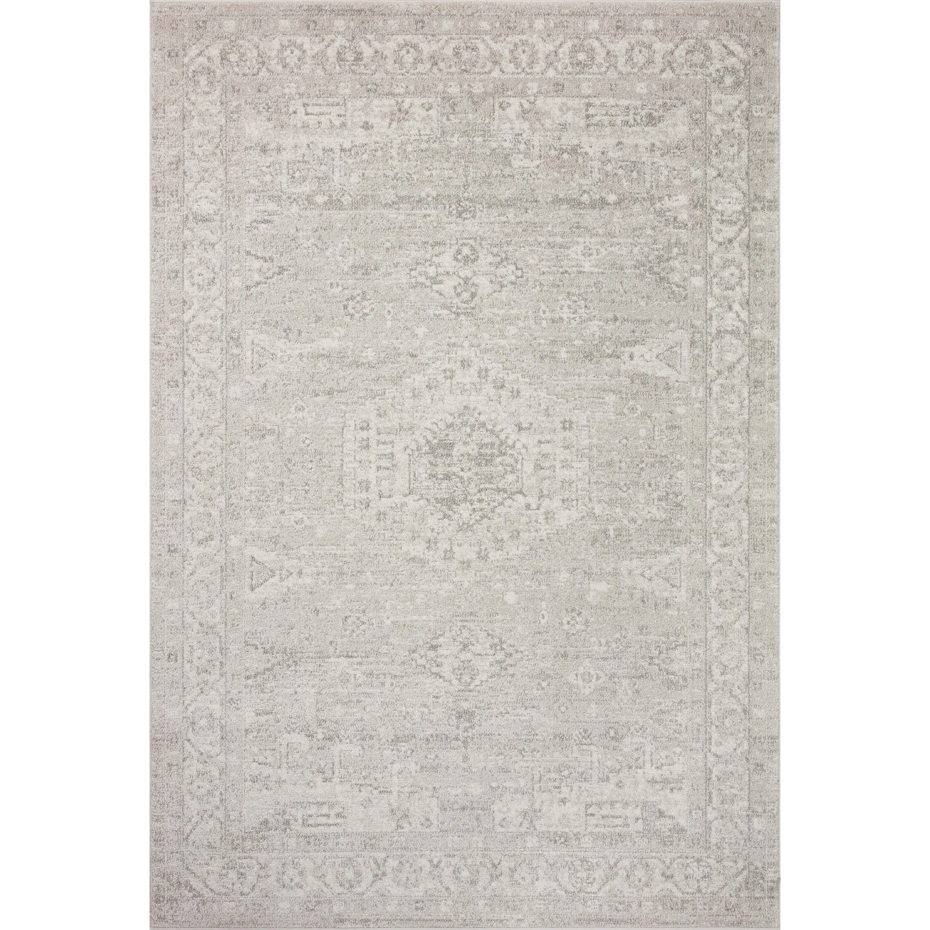 Alexander Home Colette Distressed Botanical Area Rug