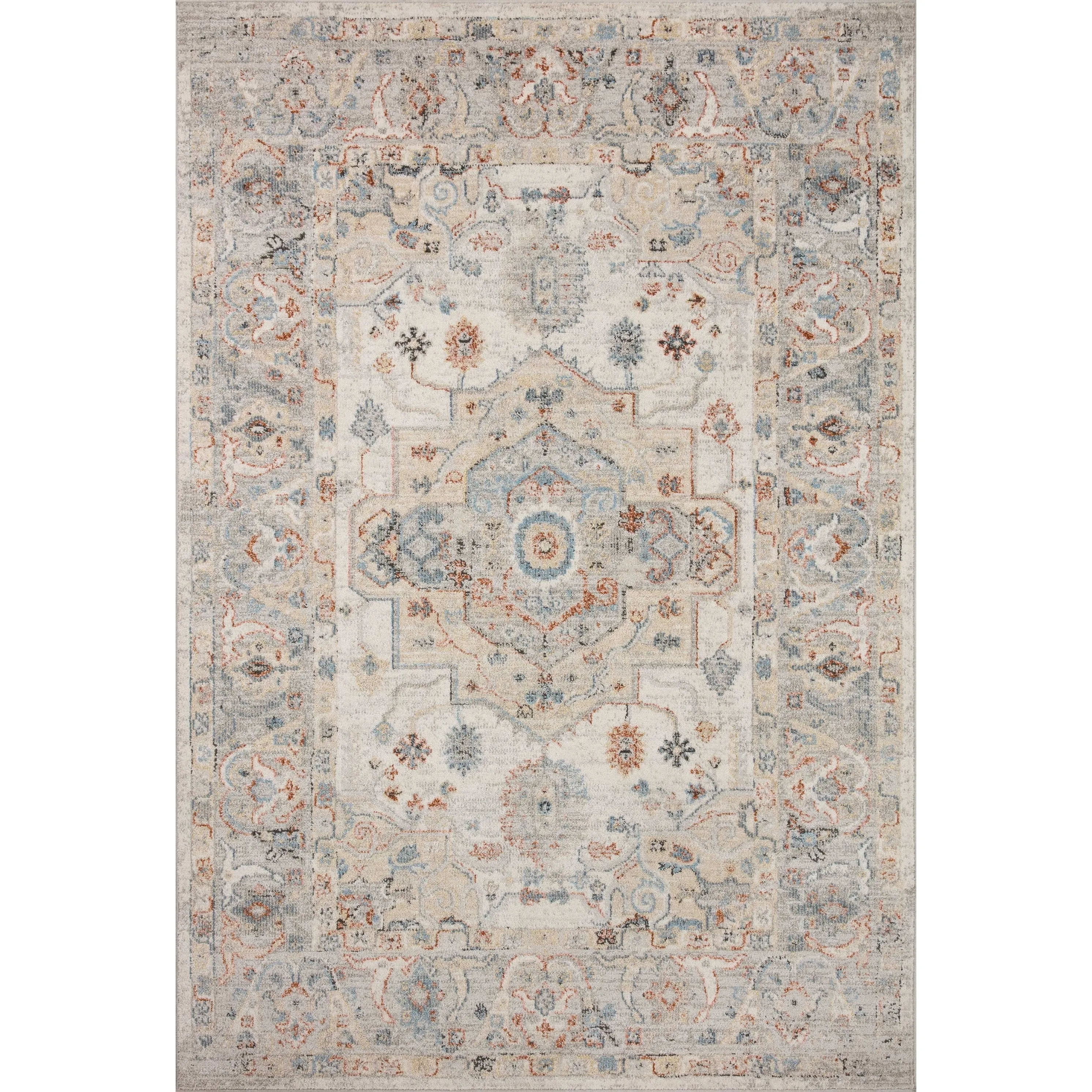 Alexander Home Colette Traditional Botanical Area Rug