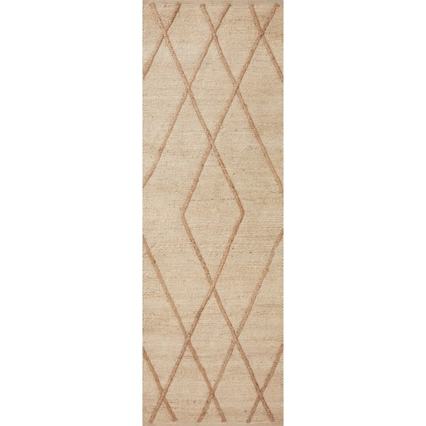 Alexander Home Daniela Diamond Jute Hand Woven Area Rug