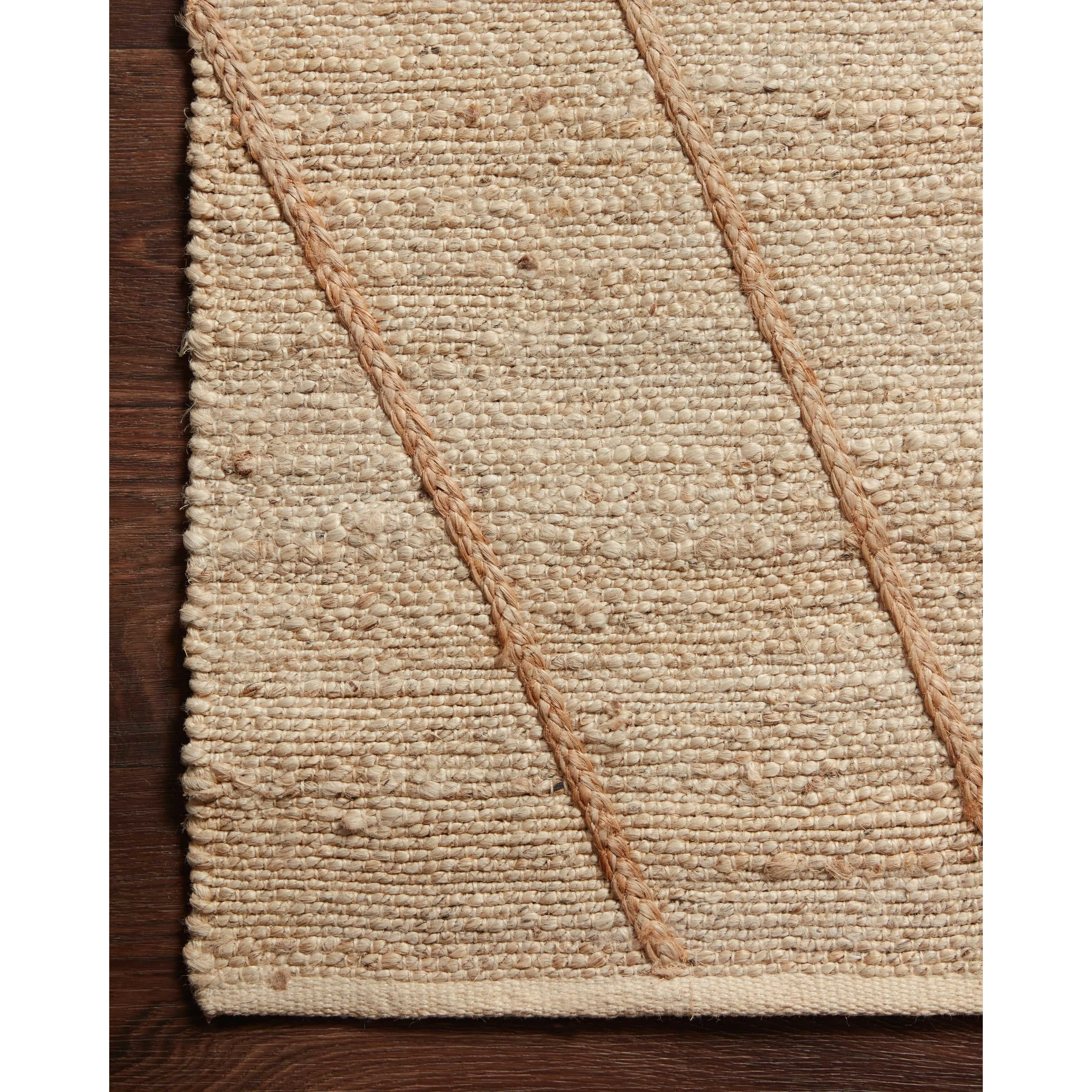Alexander Home Daniela Diamond Jute Hand Woven Area Rug