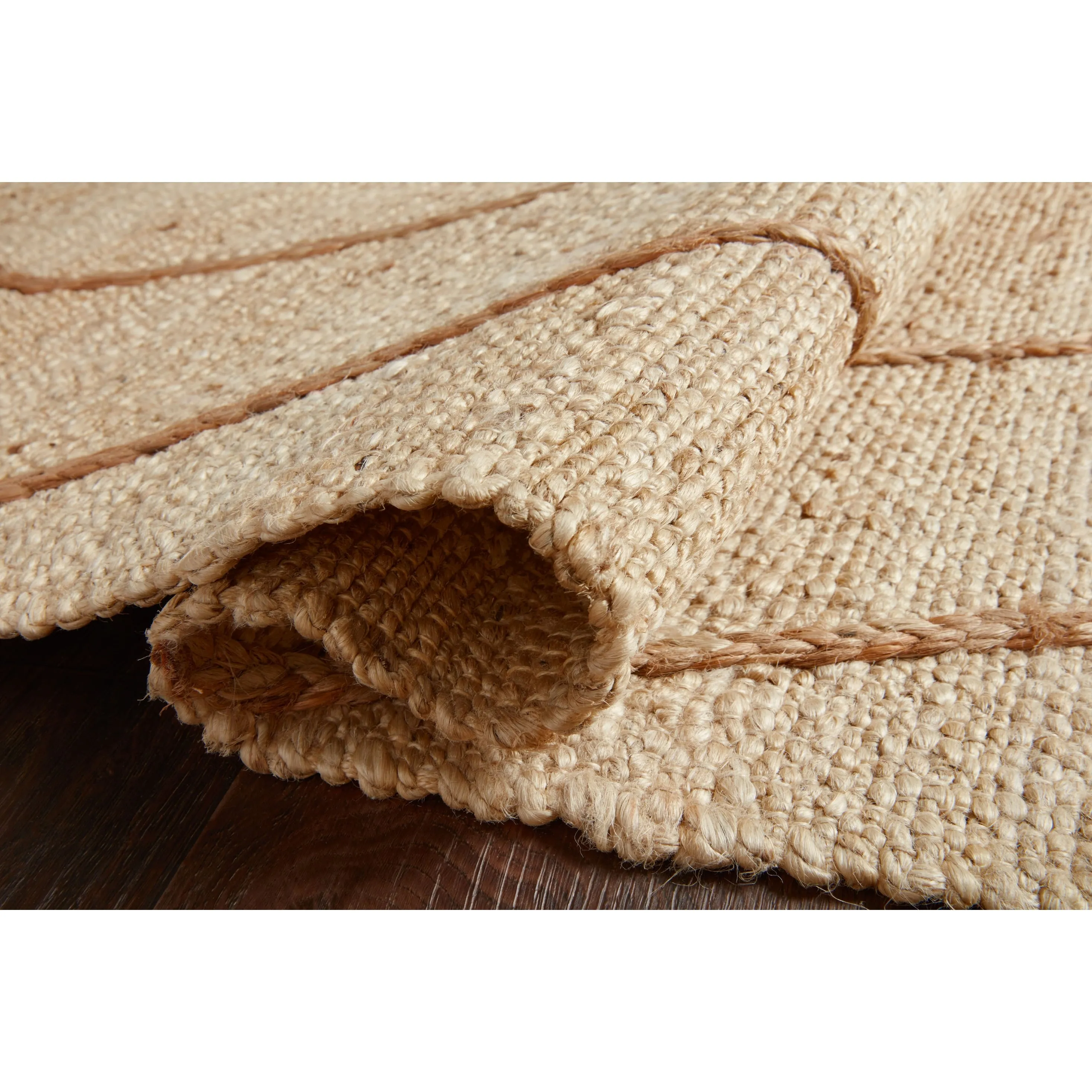 Alexander Home Daniela Diamond Jute Hand Woven Area Rug