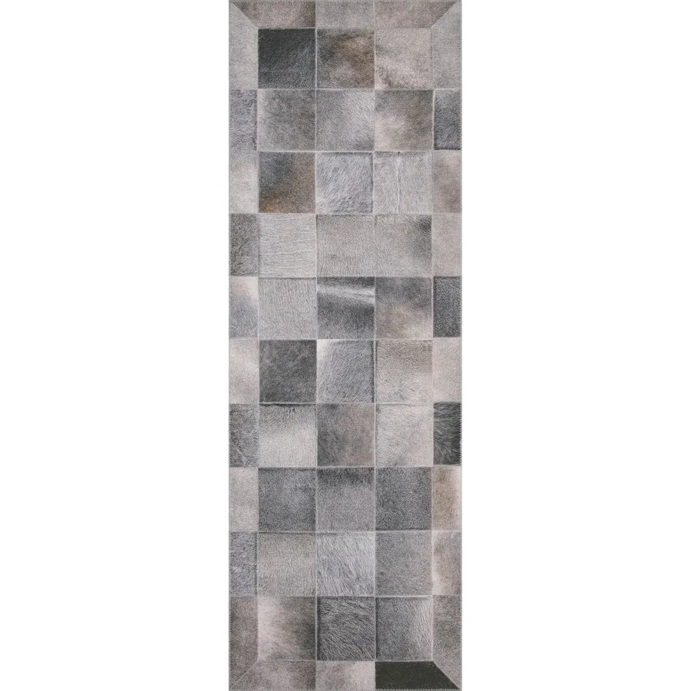 Alexander Home Davide Faux Cowhide Area Rug
