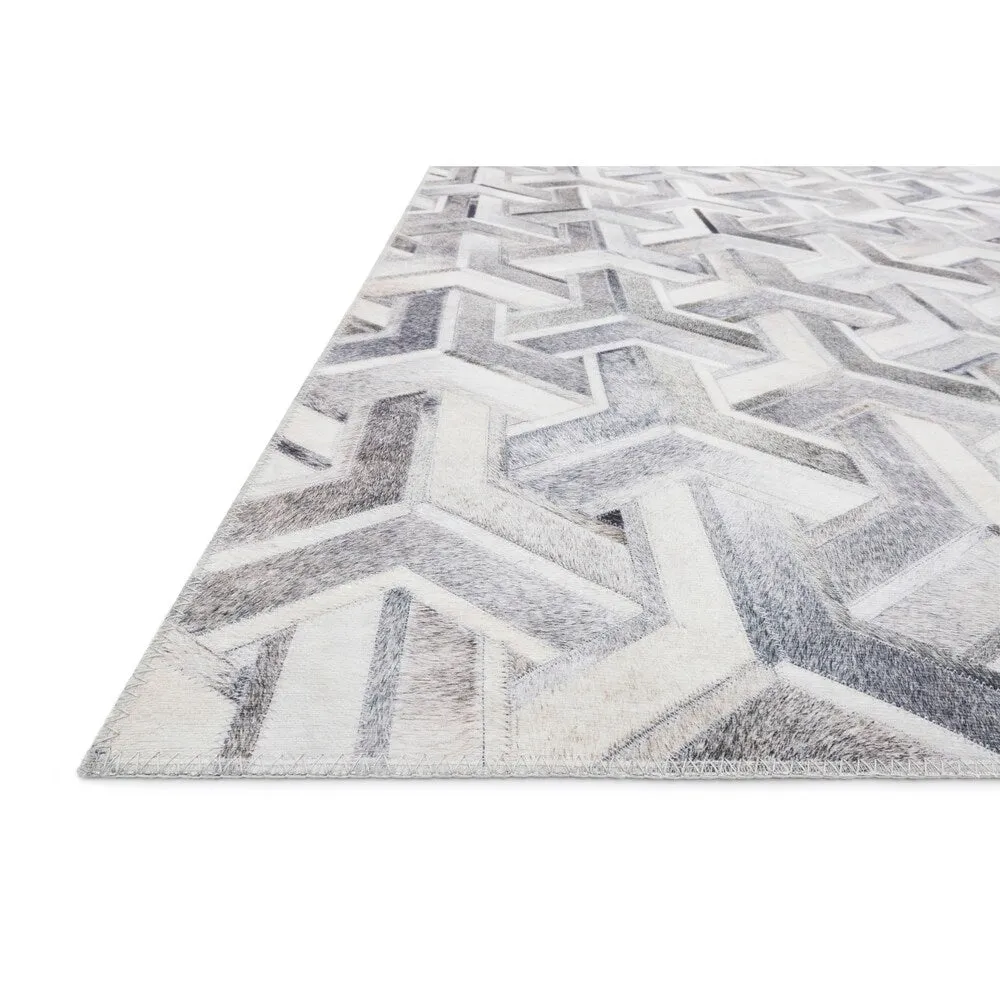 Alexander Home Davide Printed Faux Cowhide Area Rug