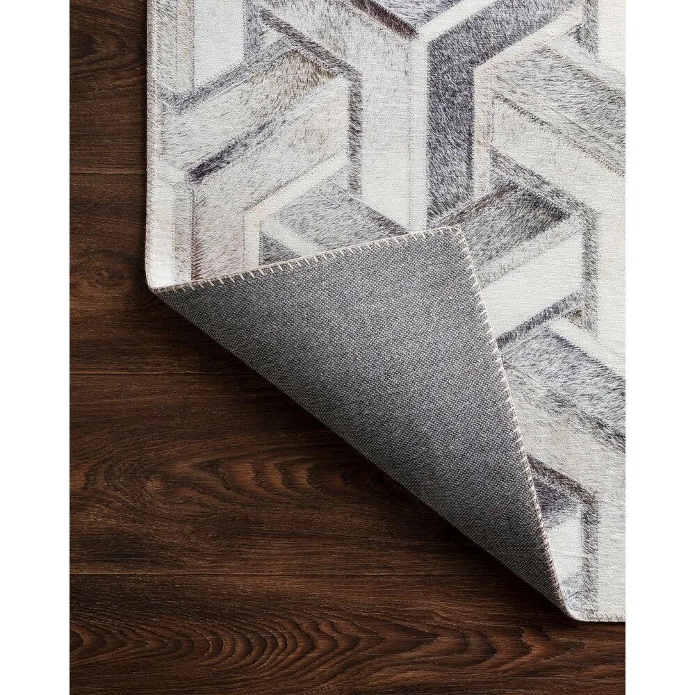 Alexander Home Davide Printed Faux Cowhide Area Rug