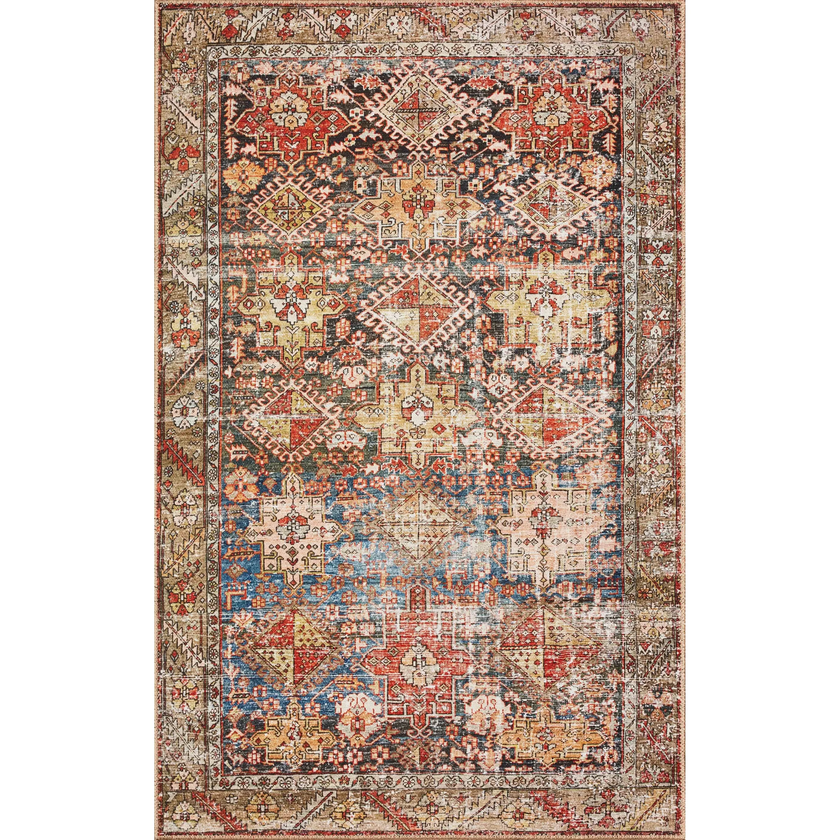 Alexander Home Dhanya Bohemian Distressed Area Rug