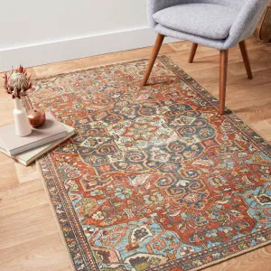 Alexander Home Dhanya Medallion Oriental Distressed Area Rug