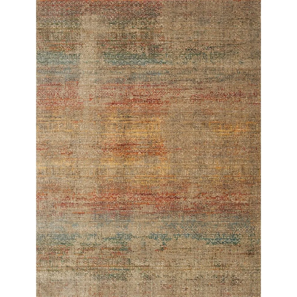 Alexander Home Genova Abstract Distressed Transitional Area Rug