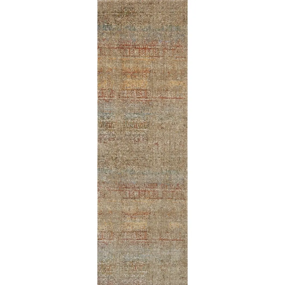 Alexander Home Genova Abstract Distressed Transitional Area Rug