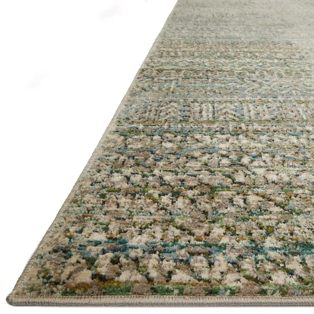 Alexander Home Genova Abstract Distressed Transitional Area Rug